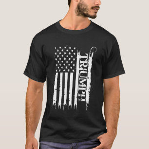 T-shirt Triomphe États-Unis déprimés avec le drapeau améri