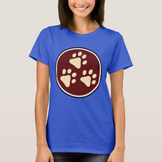 T-shirt Tripawds Superhero T 3-Paw (Sombre des femmes)