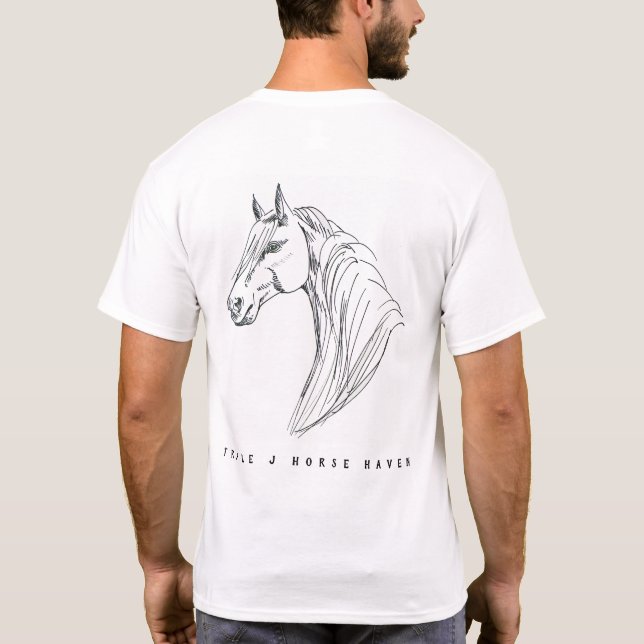 T-shirt triple j Noël le cheval chemise (Dos)
