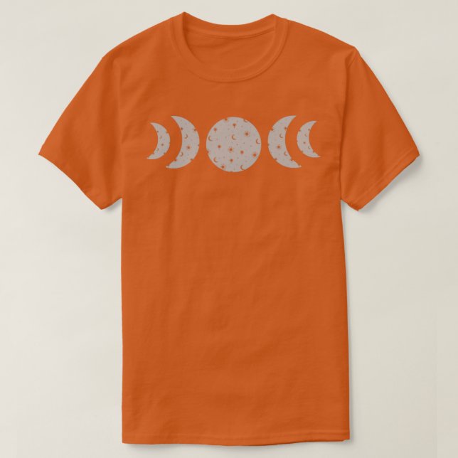 T-shirt Triple Lune déesse argent (Design devant)