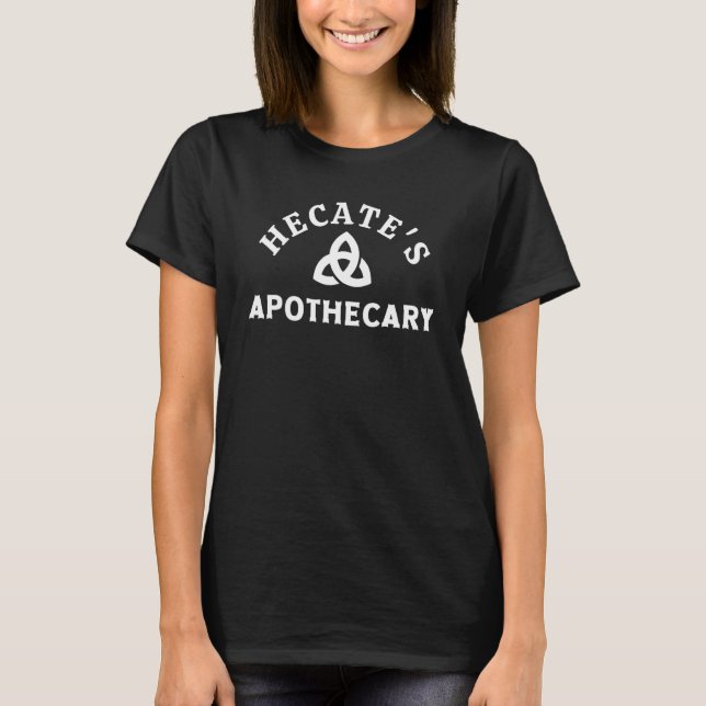 T-shirt Triple Lune déesse Hecate Tarot Card Wiccan Pagan (Devant)