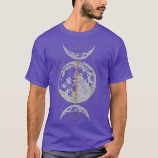 T-shirt Triple Lune - Sorcière gothique Wicca Witchcraft O