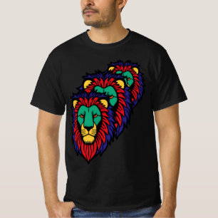 T-shirt Triple Roar - Tête de Lion Téméraire