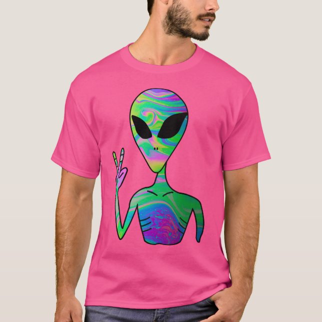T-shirt Trippy Alien 7 (Devant)