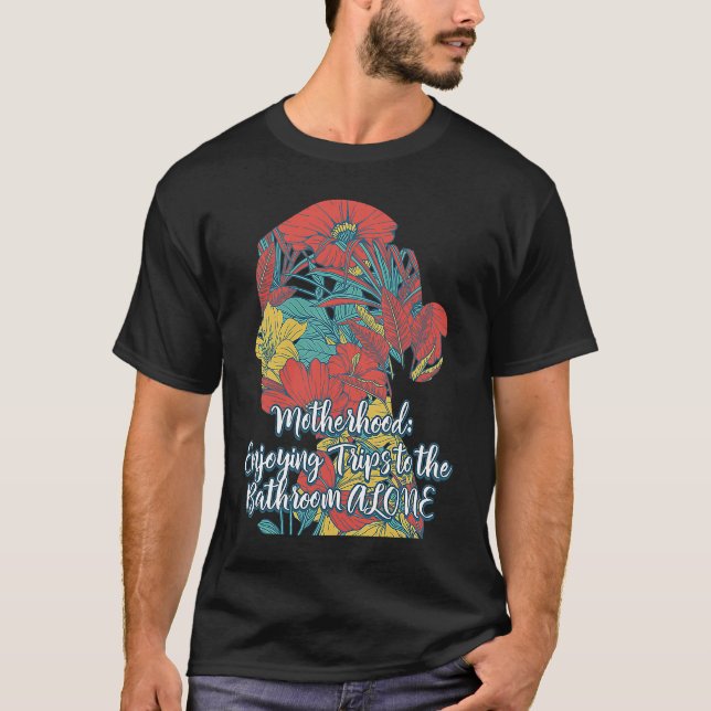 T-shirt Trips to Bathroom Alone Toddler Mom Kids Mother (Devant)