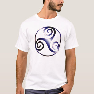 T-shirt Triskell en cuir de celtic de fierté
