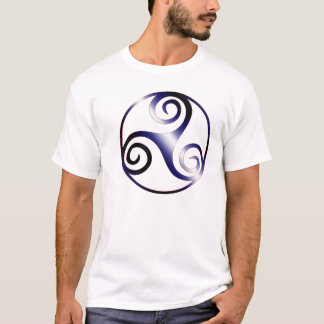 T-shirt Triskell en cuir de celtic de fierté