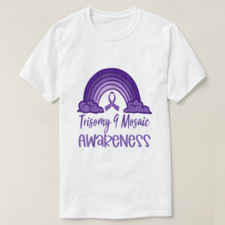 T-shirt trisomie 9 sensibilisation à la mosaïque