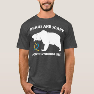 T-shirt Trisomy 21 Bear citation drôle Down Syndrome Award