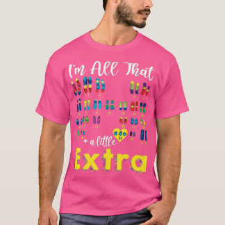 T-shirt Trisomy 21 XX Chromosome supplémentaire Monde fill
