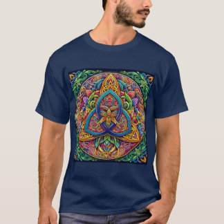 T-shirt Trisquel Celta: Símbolo de la Eternidad 
