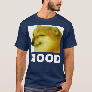 T-shirt Triste Cheems Mood chien mème Tee Gift