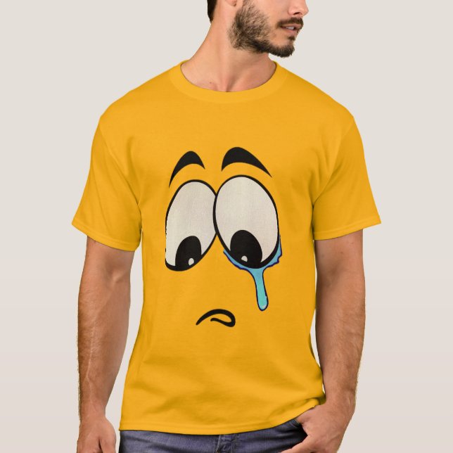 T-shirt triste Emoji (Devant)