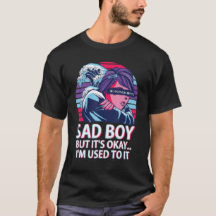 T-shirt Triste garçon mais c'est bon Vaporwave esthétique