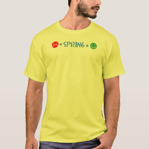T-shirt Triste Visage Plus Ressort Égale Joyeux Visage