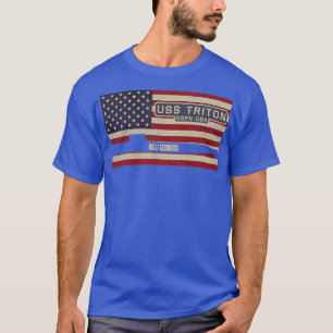 T-shirt Triton SSRN586 Radar Picket Sous-marin nucléaire V