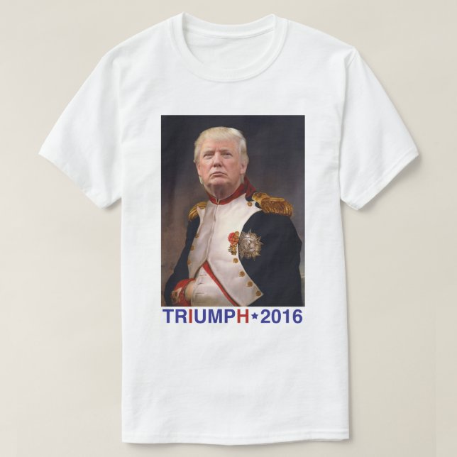 T-shirt TRIUMPH 2016. Campagne présidentielle de Donald (Design devant)