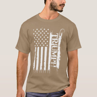 T-shirt Triumph États-Unis en détresse avec drapeau améric