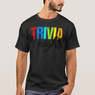 T-shirt Trivia Quiz de nuit Jeu passionné 1