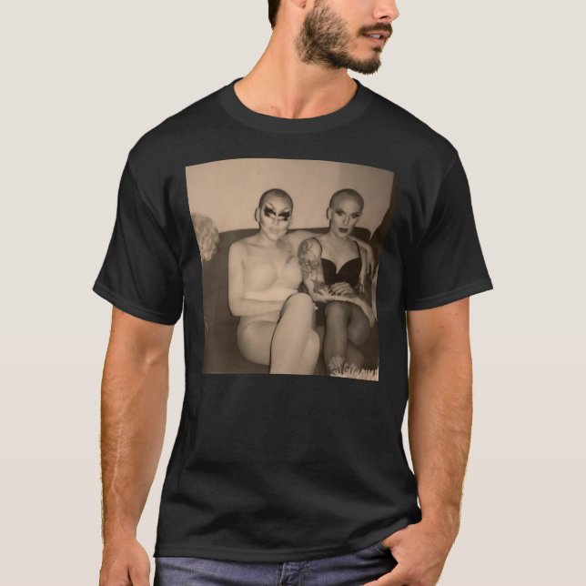 T-shirt Trixie &amp ; Katya - Derrière les scènes Classiqu (Devant)