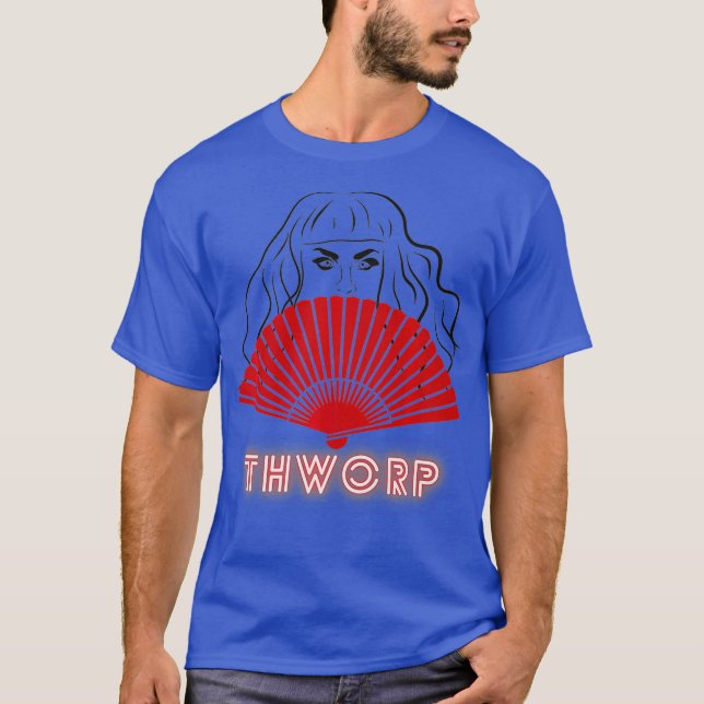 T-shirt Trixie et Katya Thworp Fan Premium (Devant)