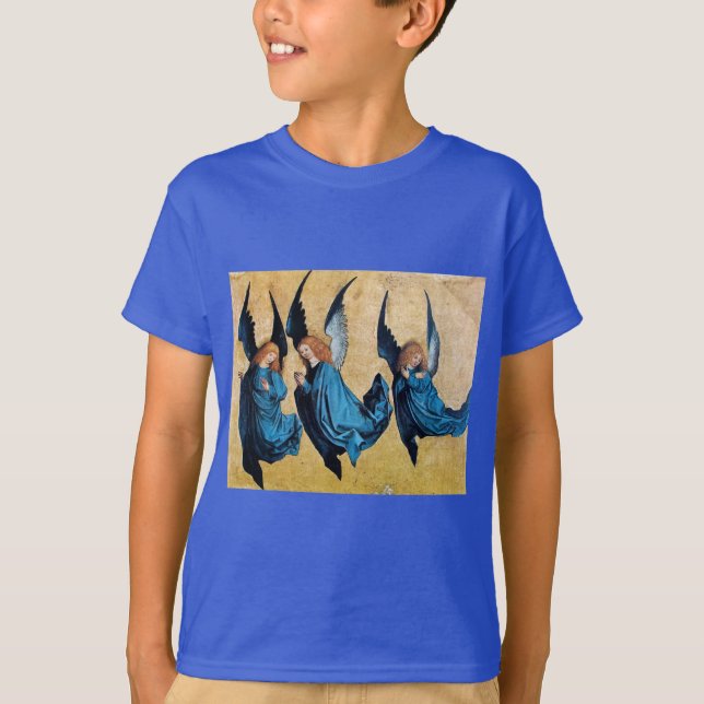 T-SHIRT TROIS ANGES EN BLEU (Devant)