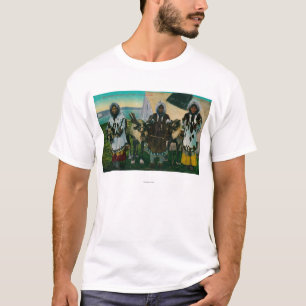 T-shirt Trois beautés et traîneaux esquimaux ReindeerState