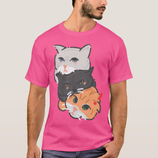 T-shirt Trois chats