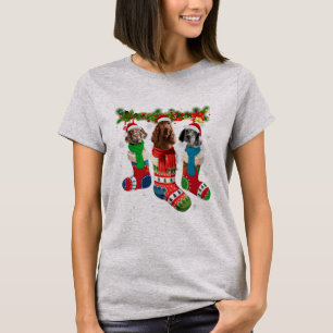 T-shirt Trois Chaussettes Anglaises En Chaussettes De Noë