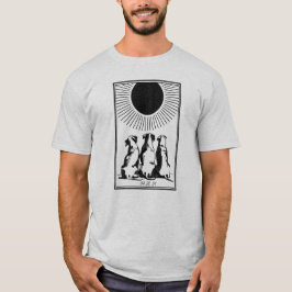 T-shirt Trois chiens "nuit" Eclipse 2024
