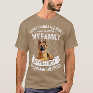 T-shirt Trois choses que vous n'avez pas de mess avec berg