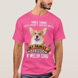 T-shirt Trois Choses Que Vous N'Avez Pas Mal Avec Welsh Co