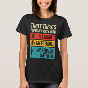 T-shirt Trois choses que vous ne manquez pas avec berger a