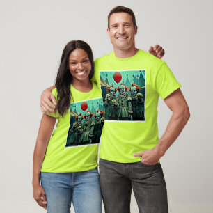 T-shirt Trois Clowns Déplaisants Crâne conception de la pe