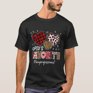 T-shirt Trois Coeurs Cupid's Favorite Paraprofessionnel Va