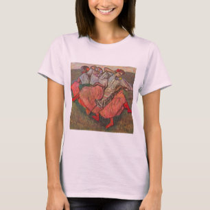 T-shirt Trois danseuses russes par Edgar Degas