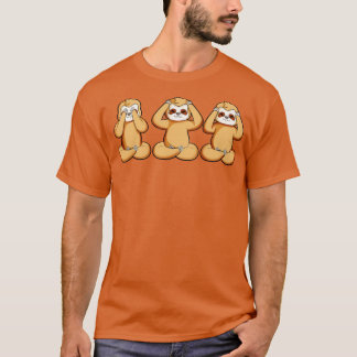 T-shirt Trois fois paresseux à reiki