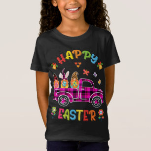 T-Shirt Trois Gnomes Lapin Holding Oeuf Joyeux jour de Pâq