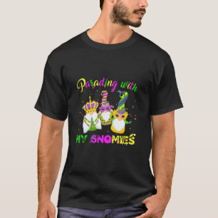 T-shirt Trois Gnomes Mardi Gras Parade Avec Mon Gno