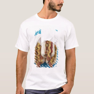T-shirt Trois hot-dogs en petits pains
