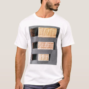 T-shirt Trois joints de cylindre avec des impressions,