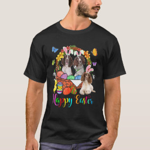 T-shirt Trois Lapin Espagnol Springer Anglais Dans L'Oeuf
