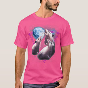 T-shirt Trois Lune Opposum Avec 3 Sommes D'Argent Et Debou