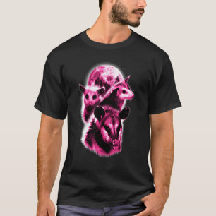 T-shirt Trois Lune Opposum Avec 3 Sommes De Poids Et Lune