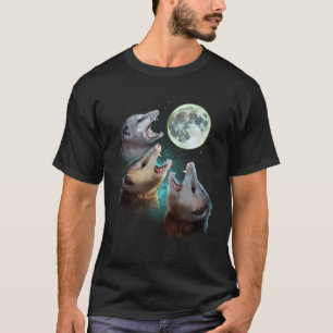 T-shirt Trois Lune Opposum Avec 3 Sommes De Poids Et Lune 
