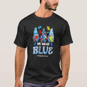 T-shirt Trois lutins tenant le puzzle bleu Enfants Lutin A