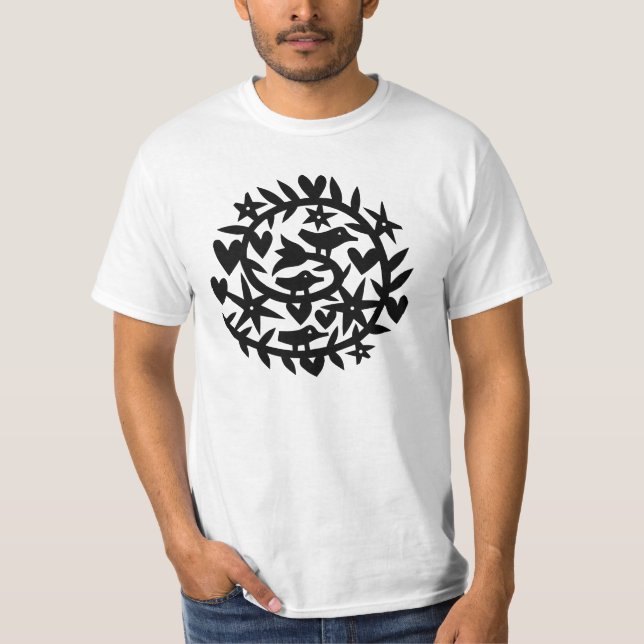 T-shirt Trois oiseaux (Devant)