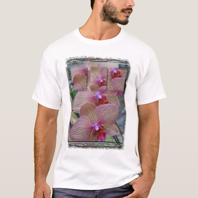 T-shirt Trois orchidées (Devant)