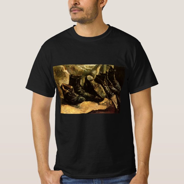 T-shirt Trois paires de chaussures de Vincent van Gogh (Devant)