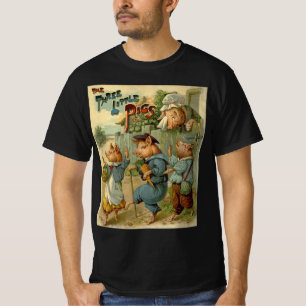 T-shirt Trois Petits Chiens Vintage Fairy Tale